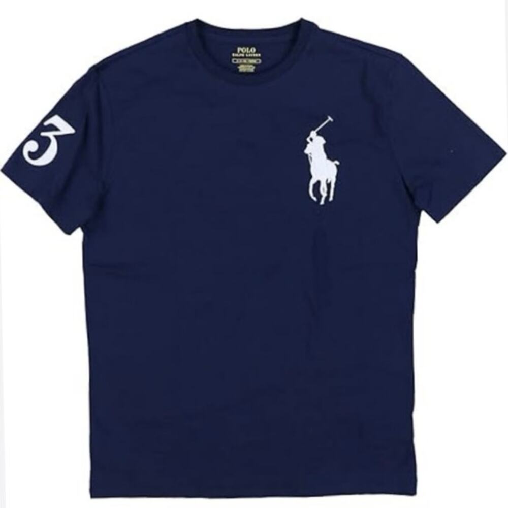 Polo Ralph Lauren Mens Classic Fit Crew Neck T-Shirt XL Navy